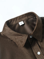 Men's Button Up Short Sleeve Shirt