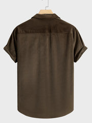 Men's Button Up Short Sleeve Shirt