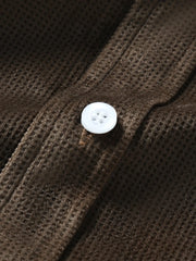 Men's Button Up Short Sleeve Shirt