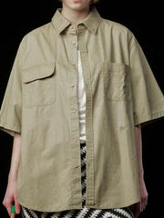 Men's Button Up Short Sleeve Shirt