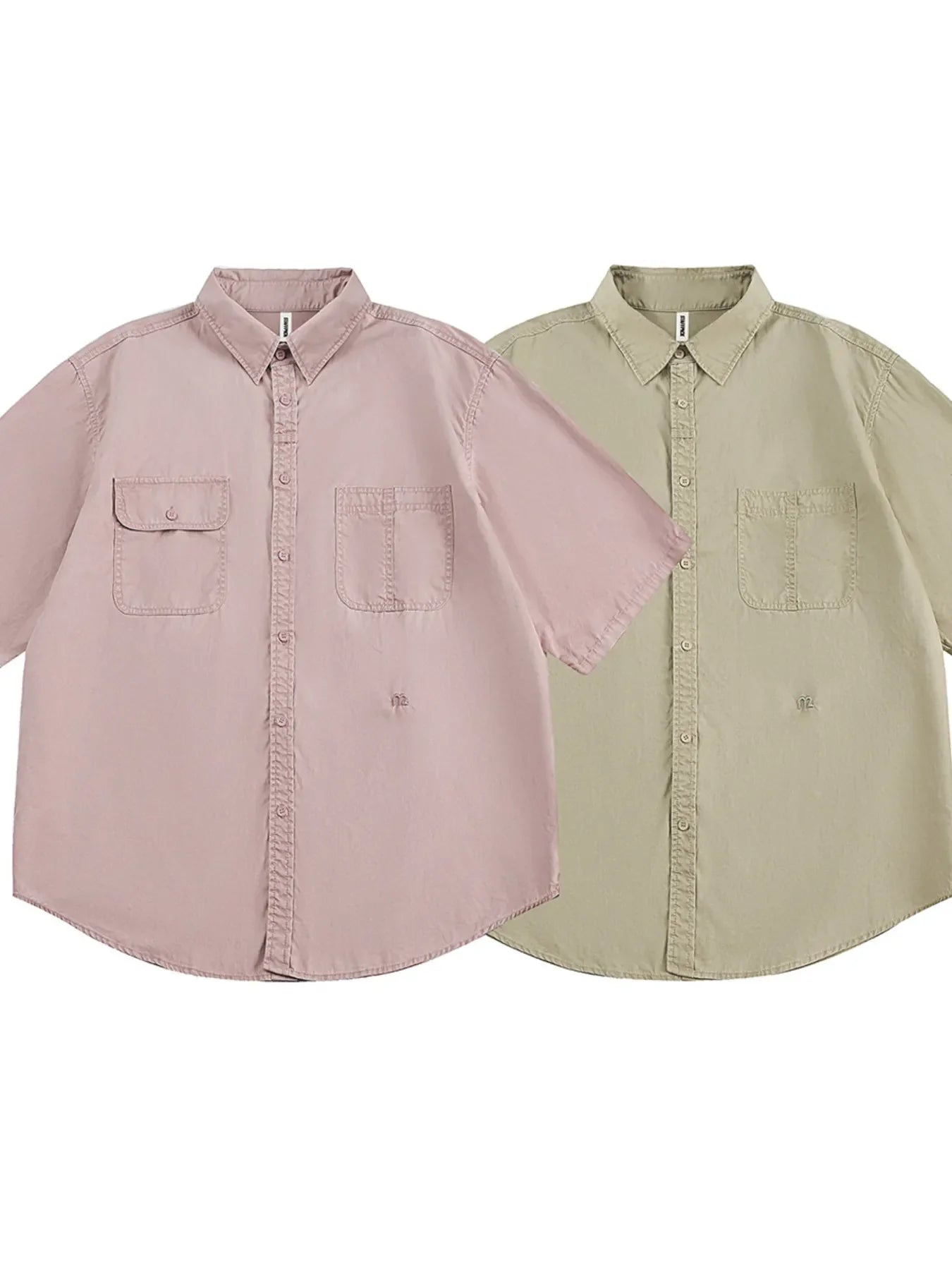Men's Button Up Short Sleeve Shirt