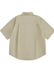 Men's Button Up Short Sleeve Shirt