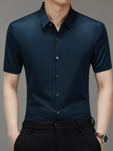 Men's Button Up Short Sleeve Shirt Shangqing / 165