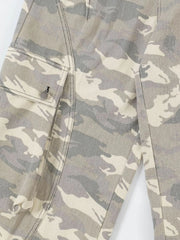Men's Camo Wide Leg Cargo Jeans
