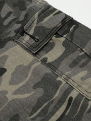 Men's Camouflage Cargo Capris Jeans