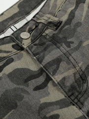 Men's Camouflage Cargo Capris Jeans