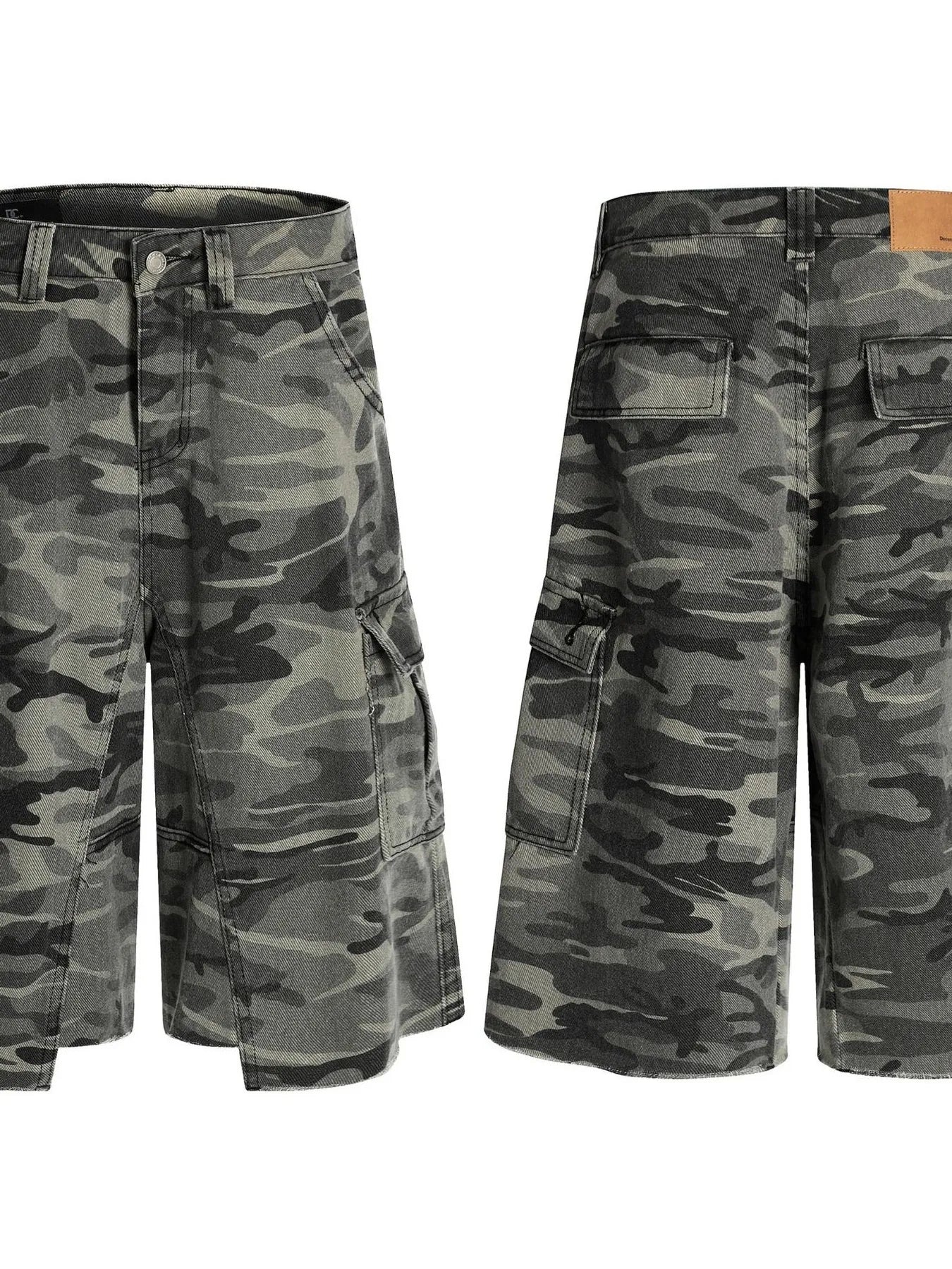 Men's Camouflage Cargo Capris Jeans