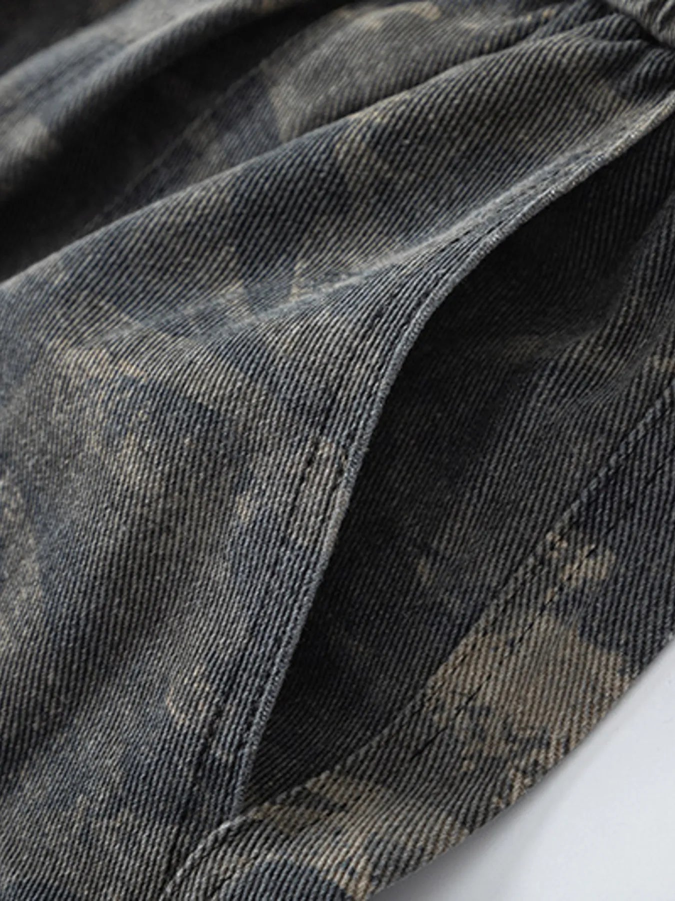 Men's Camouflage Cargo Drawstring Pants