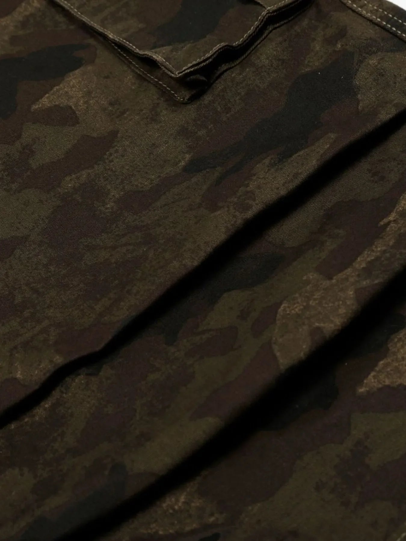 Men's Camouflage Cargo Wide Leg Shorts