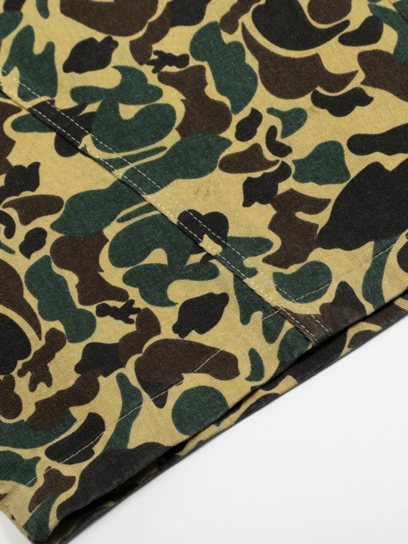 Men's Camouflage Relaxed Fit Denim Shorts