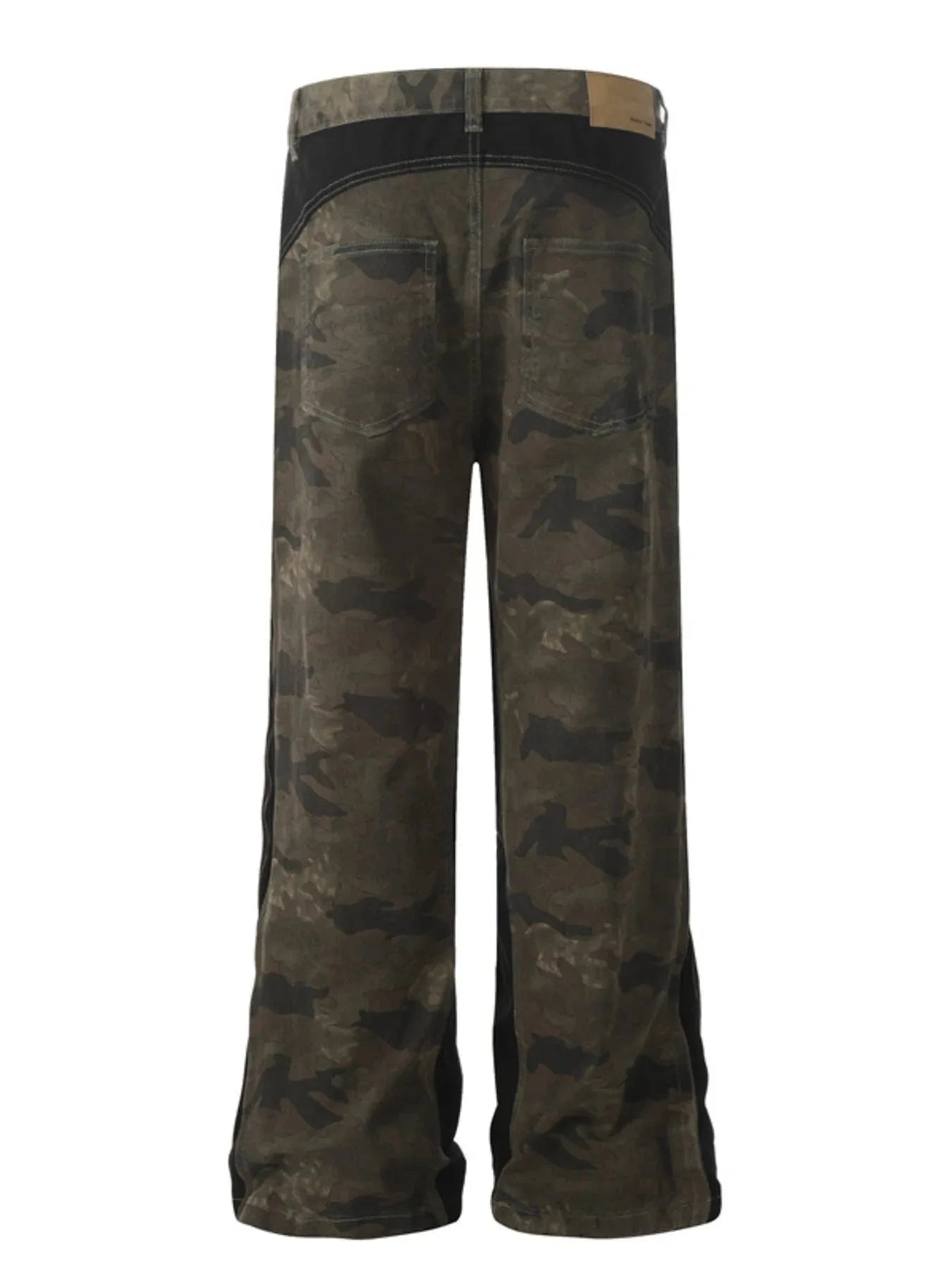 Men's Camouflage Wide Leg Jeans