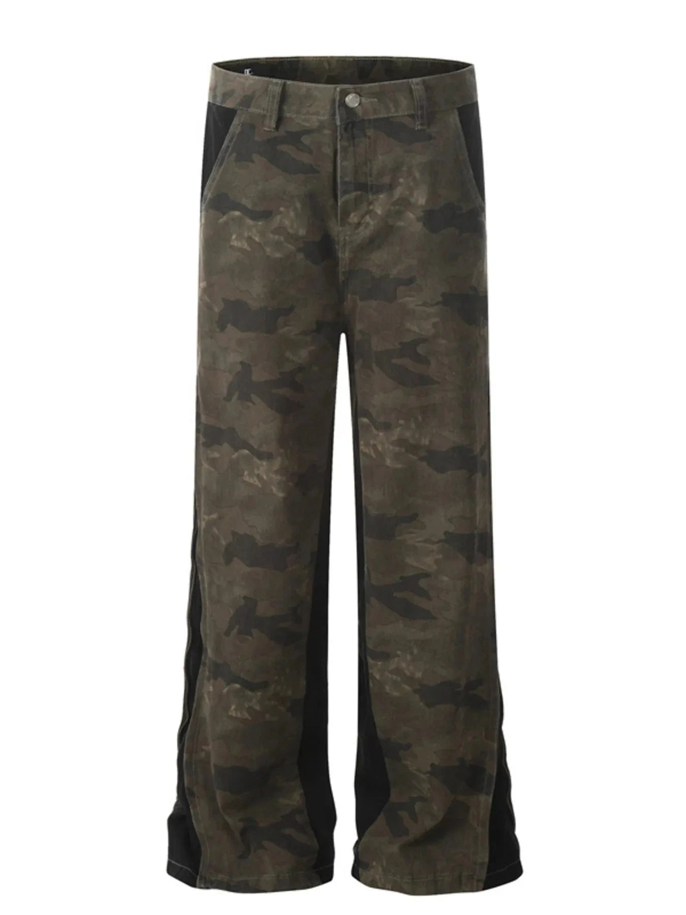 Men's Camouflage Wide Leg Jeans Camouflage / S