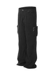 Men's Cargo Jeans with Multi-Pocket