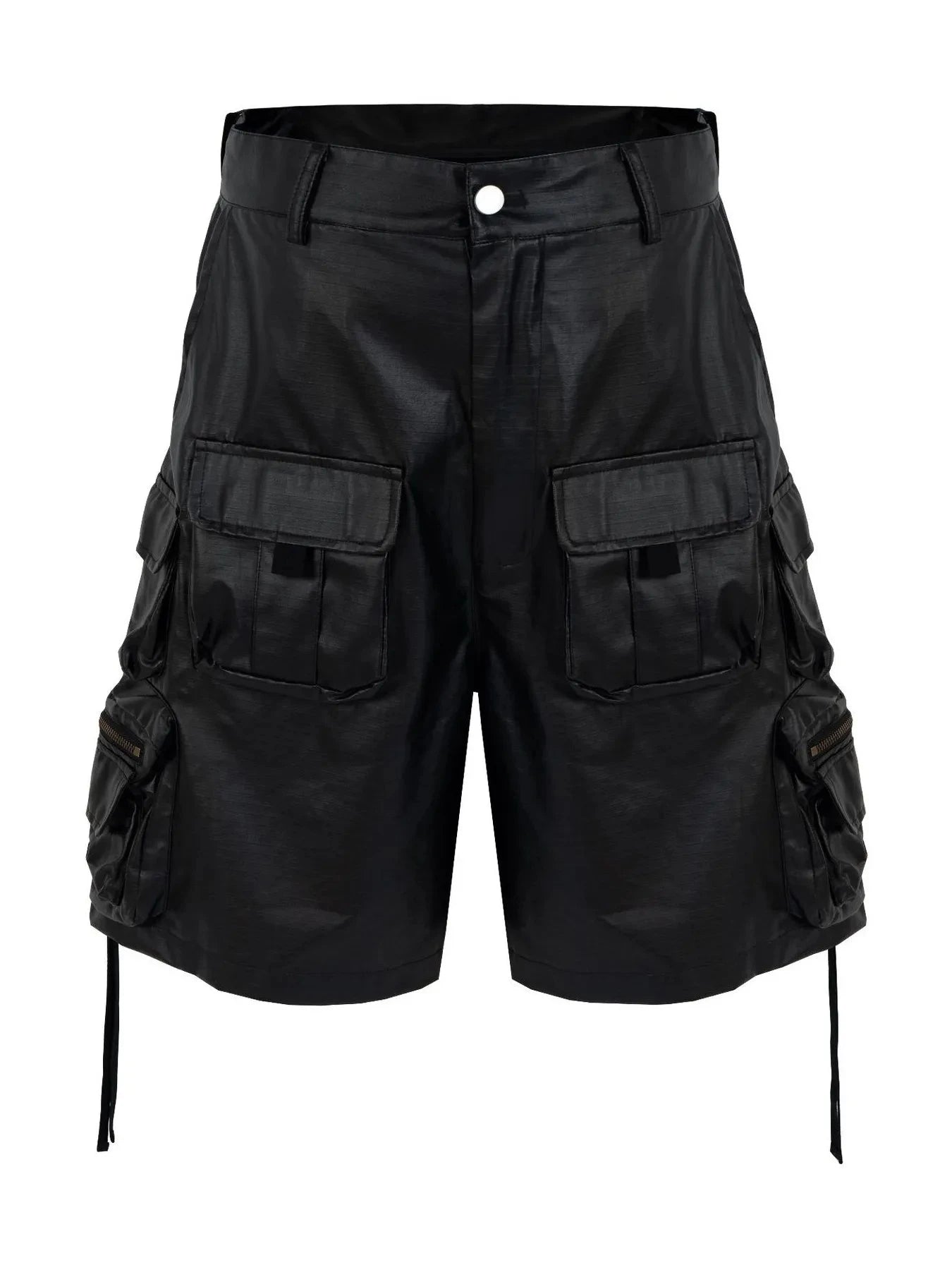 Men's Cargo Shorts with Multi-Pocket Black / M