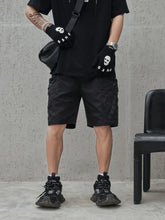 Men's Cargo Shorts with Multiple Pockets Black / S