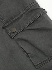 Men's Cargo Wide-Leg Jeans