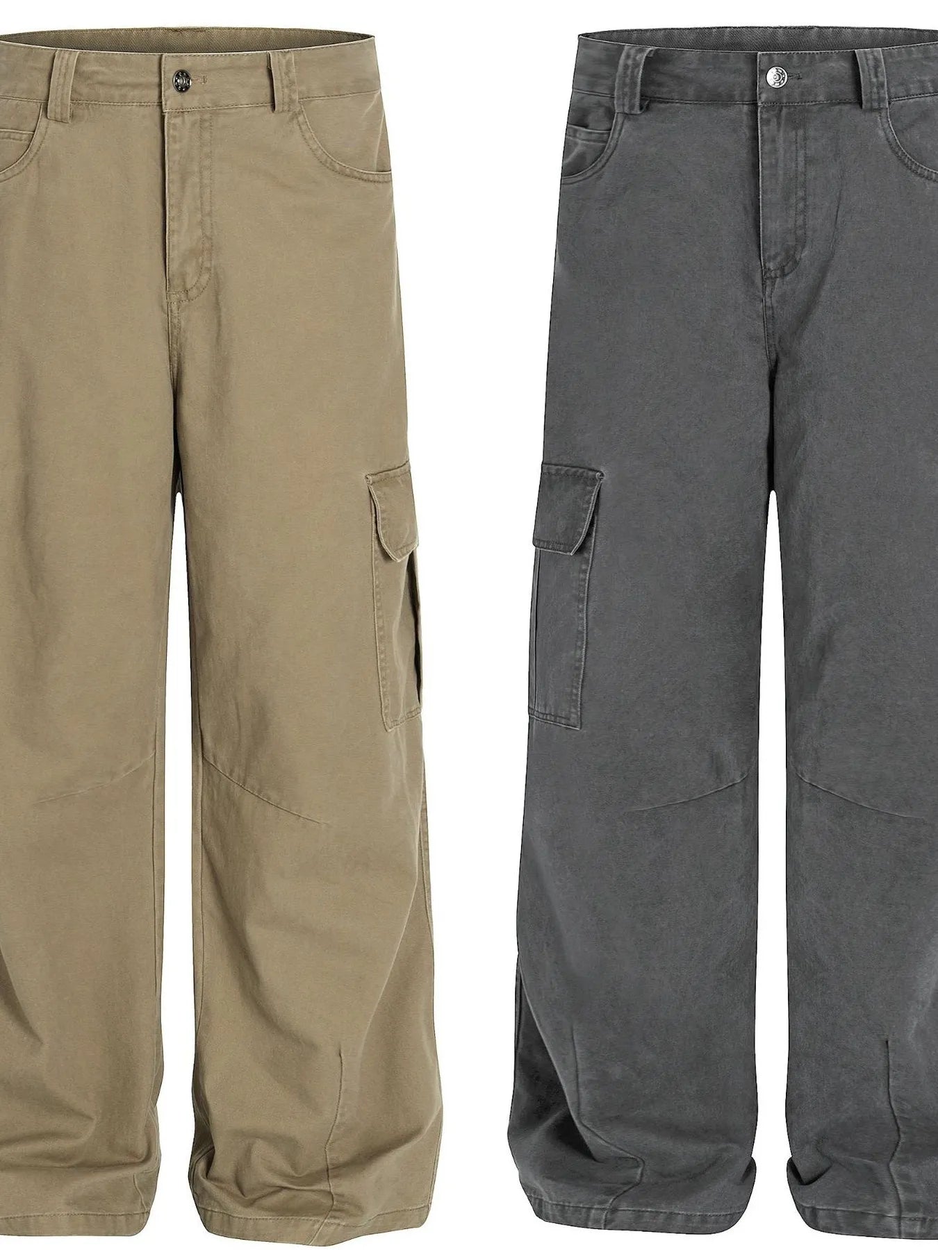 Men's Cargo Wide Leg Utility Pants