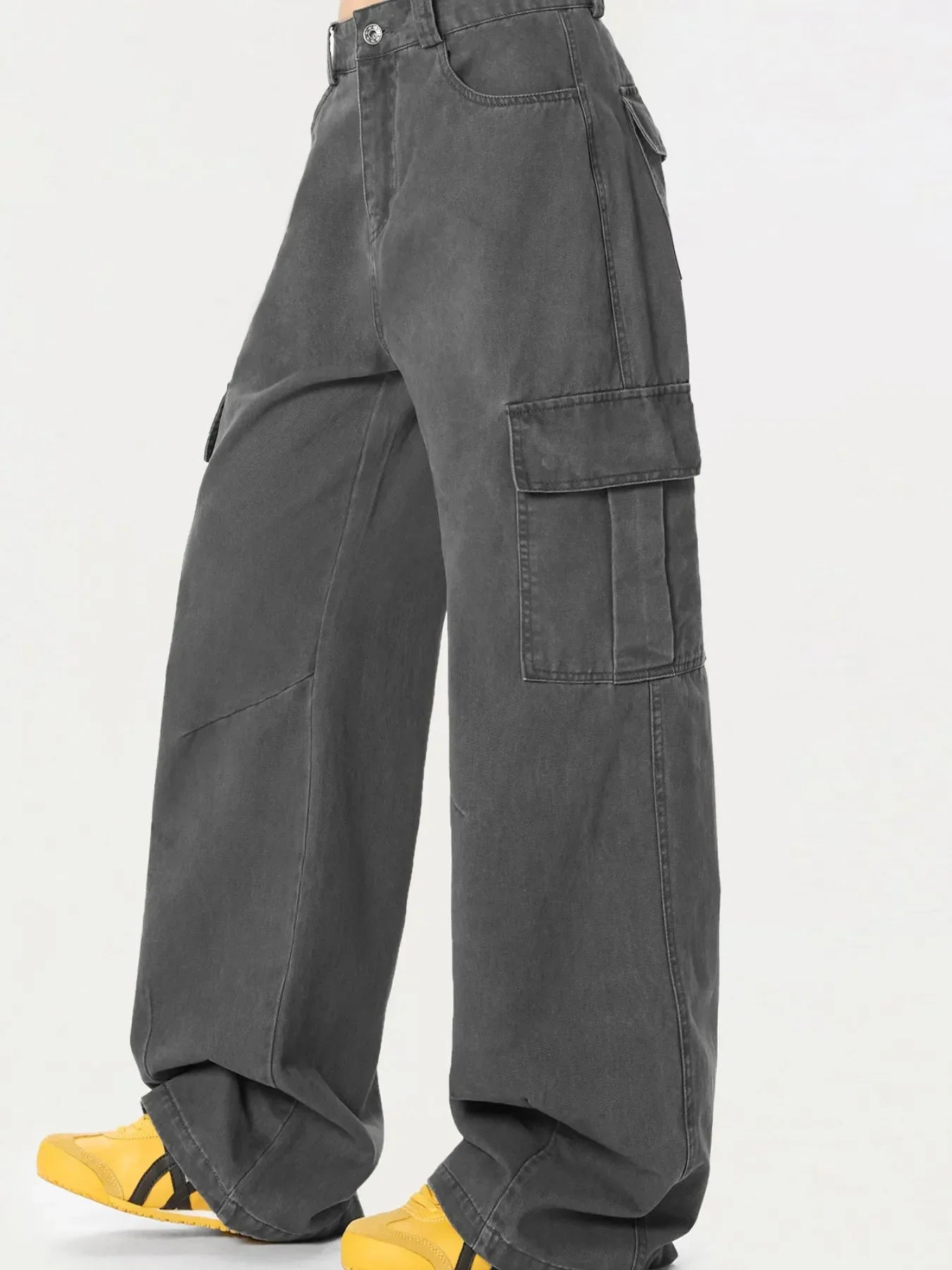 Men's Cargo Wide Leg Utility Pants