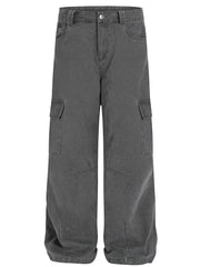 Men's Cargo Wide Leg Utility Pants