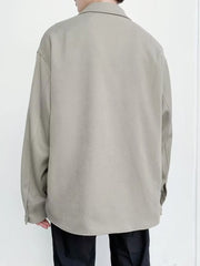 Men's Casual Button-Down Jacket