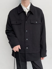 Men's Casual Button-Down Jacket