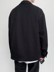 Men's Casual Button-Down Jacket