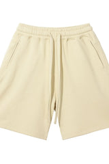 Men's Casual Drawstring Shorts Tan / S