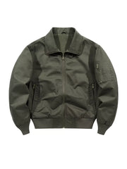 Men's Casual Lightweight Zip Up Jacket Army Green / M