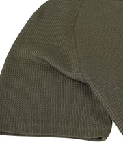 Men's Casual Waffle Knit Henley T-Shirt