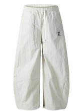 Men's Casual Wide Leg Drawstring Pants Gray / S