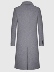 Men's Classic Button Up Overcoat