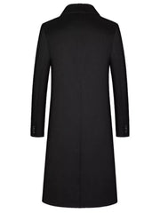 Men's Classic Button Up Overcoat