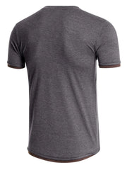 Men's Classic Henley Short Sleeve Top
