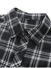 Men's Classic Plaid Button Up Shirt