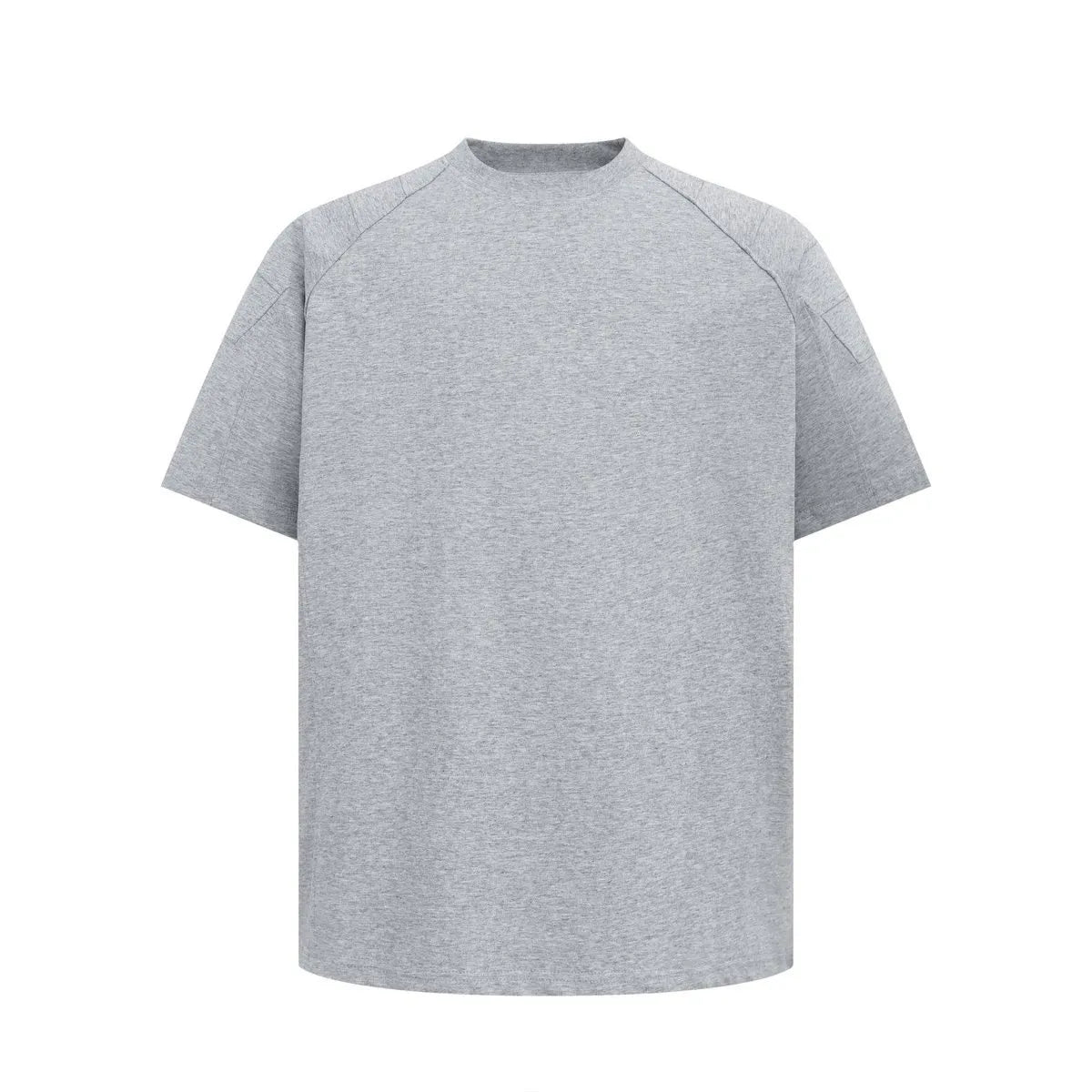 Men's Classic Solid Crew Neck T-Shirt Melange Gray / S