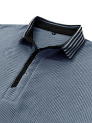 Men's Classic Textured Golf Polo Shirt