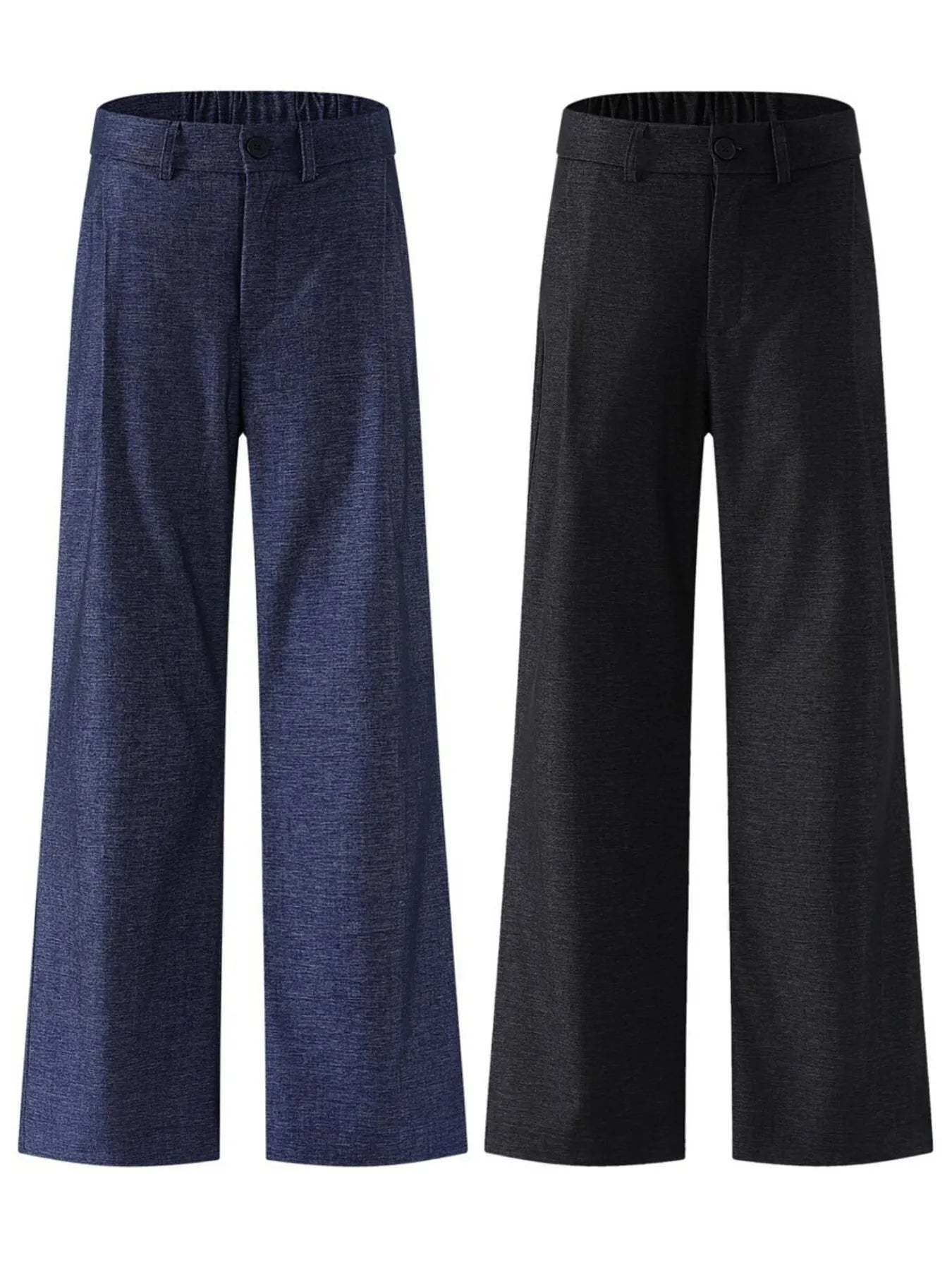 Men's Classic Wide-Leg Pants