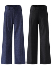 Men's Classic Wide-Leg Pants
