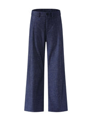 Men's Classic Wide-Leg Pants Blue / S