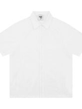 Men's Collared Neck Short Sleeve Shirt White / M