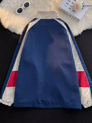 Men's Color Block Zip Up Jacket