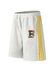 Men's Contrast Drawstring Shorts