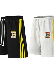 Men's Contrast Drawstring Shorts