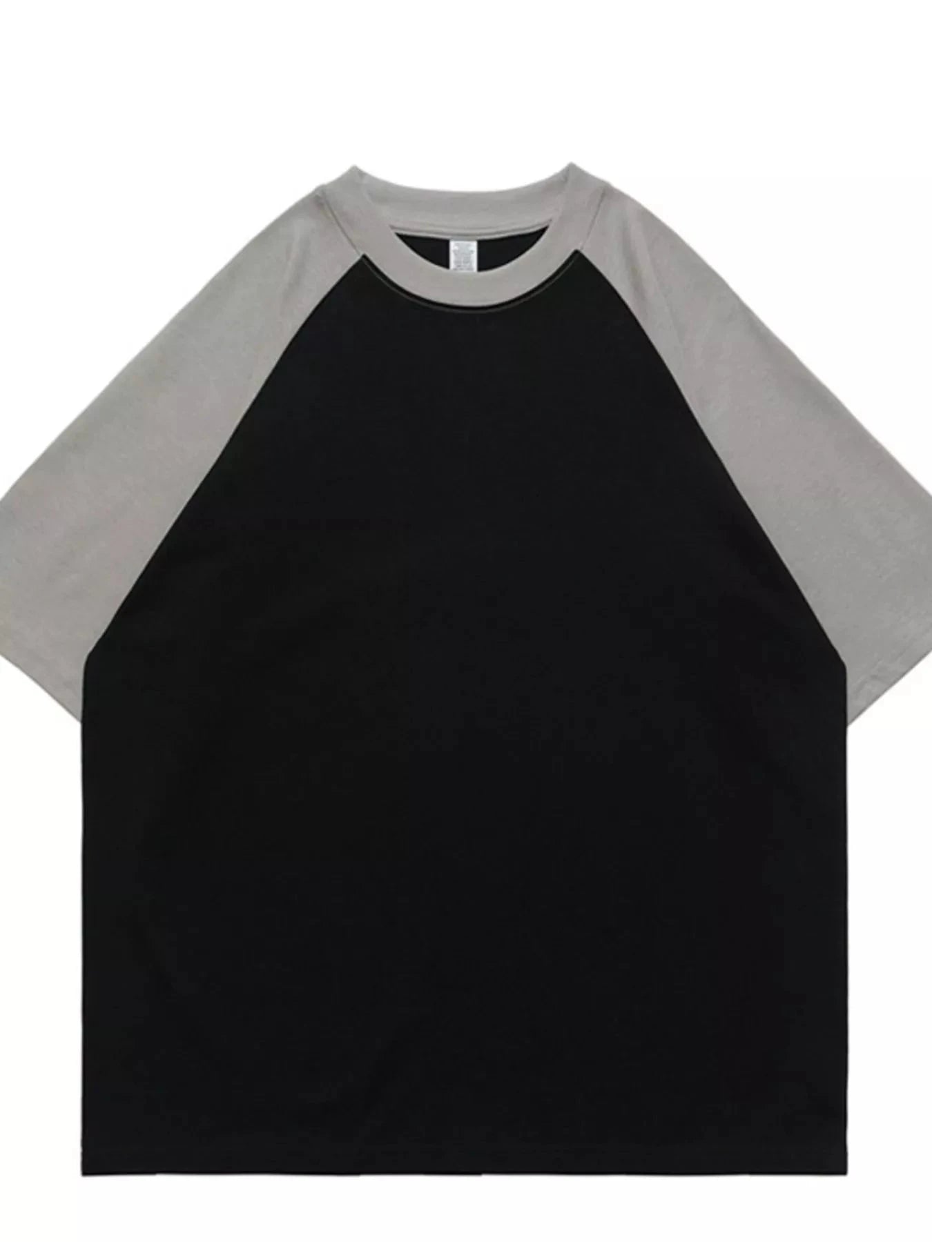 Men's Contrast Round Neck Half Sleeve T-Shirt