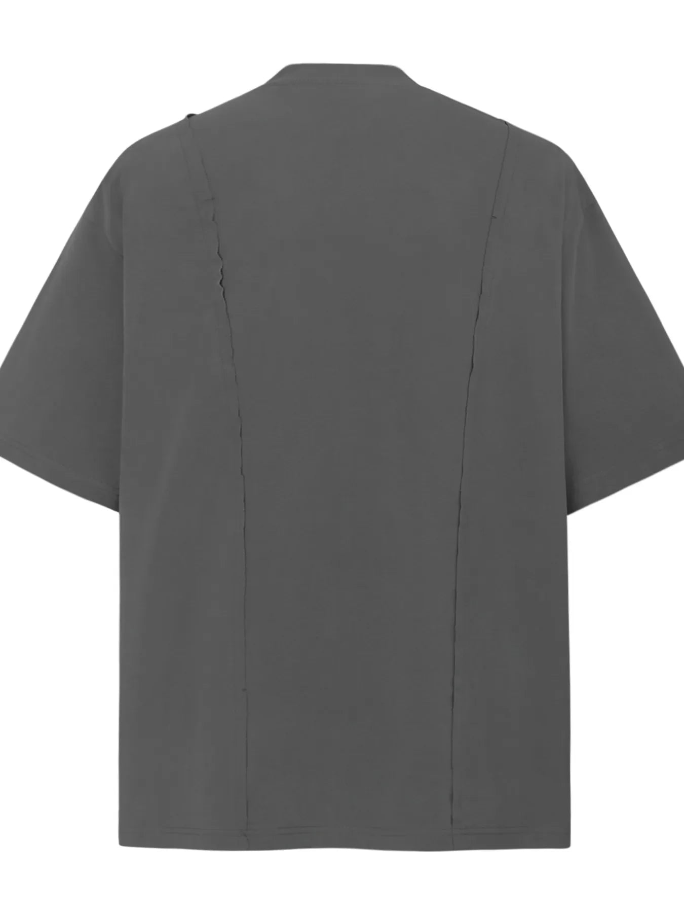 Men's Contrast Round Neck Short Sleeve T-Shirt