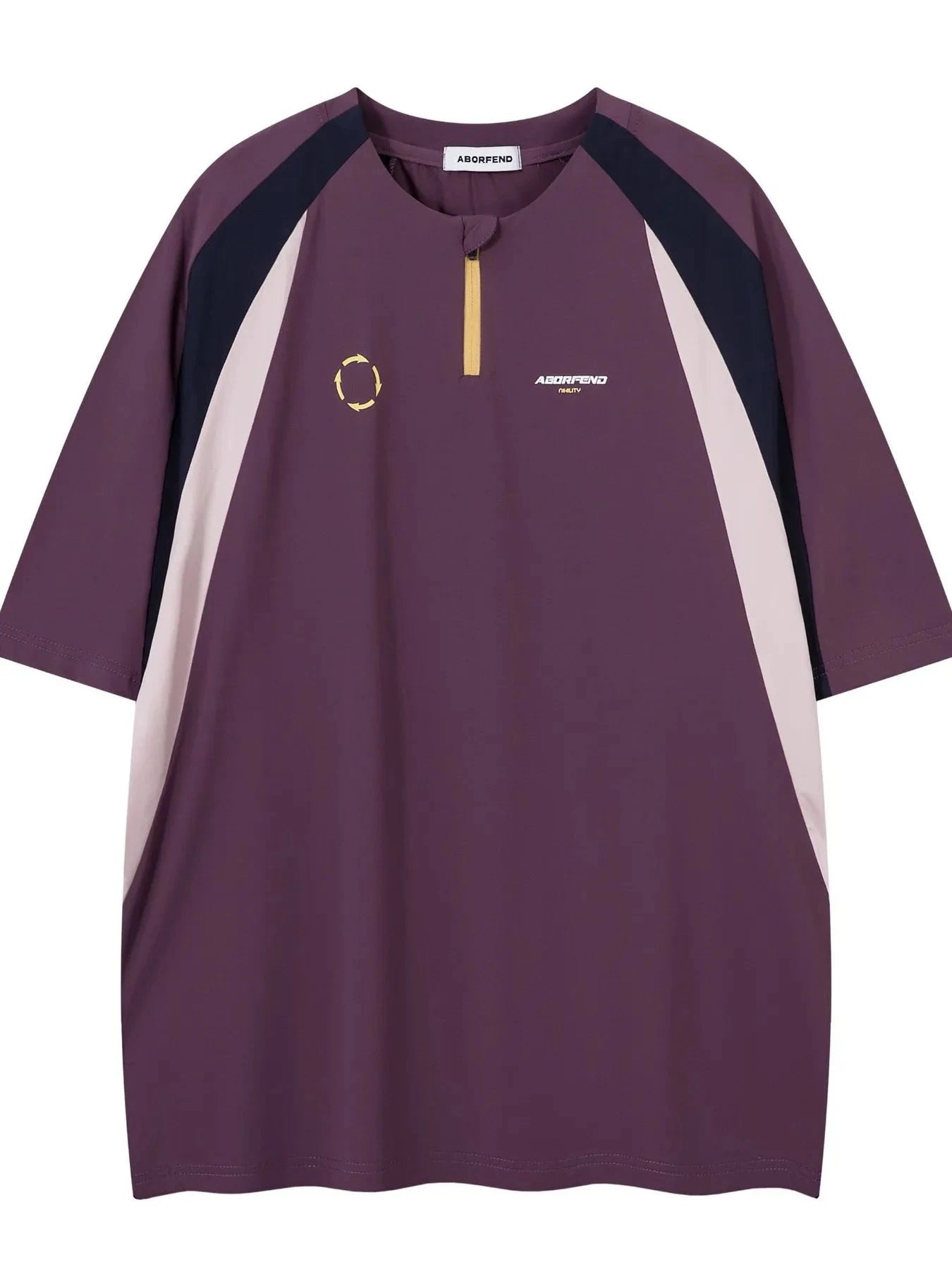 Men's Contrast Short Sleeve T-Shirt Purple / S