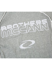 Men's Contrast Stitching Round Neck Letter Graphic T-Shirt