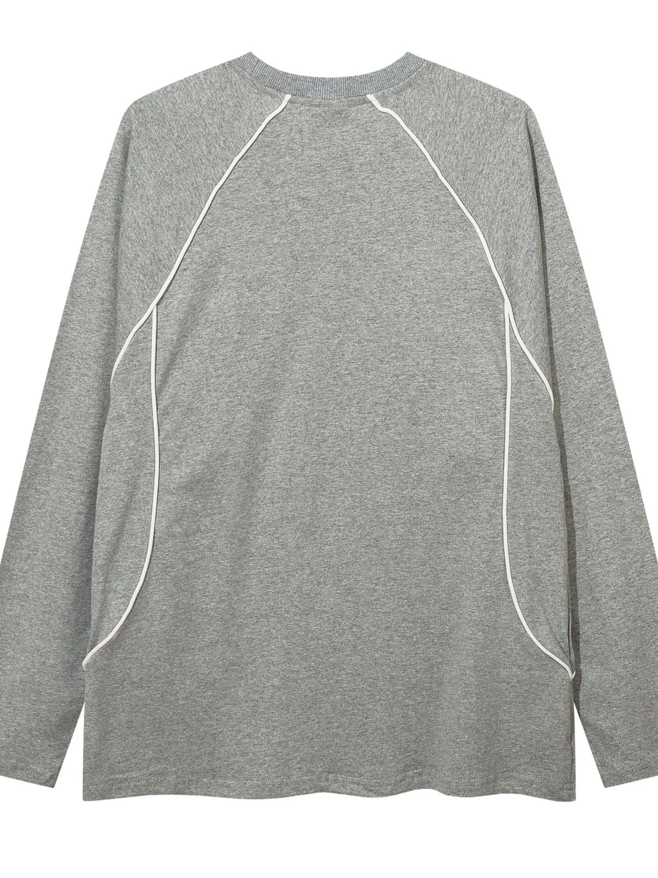 Men's Contrast Stitching Round Neck Letter Graphic T-Shirt