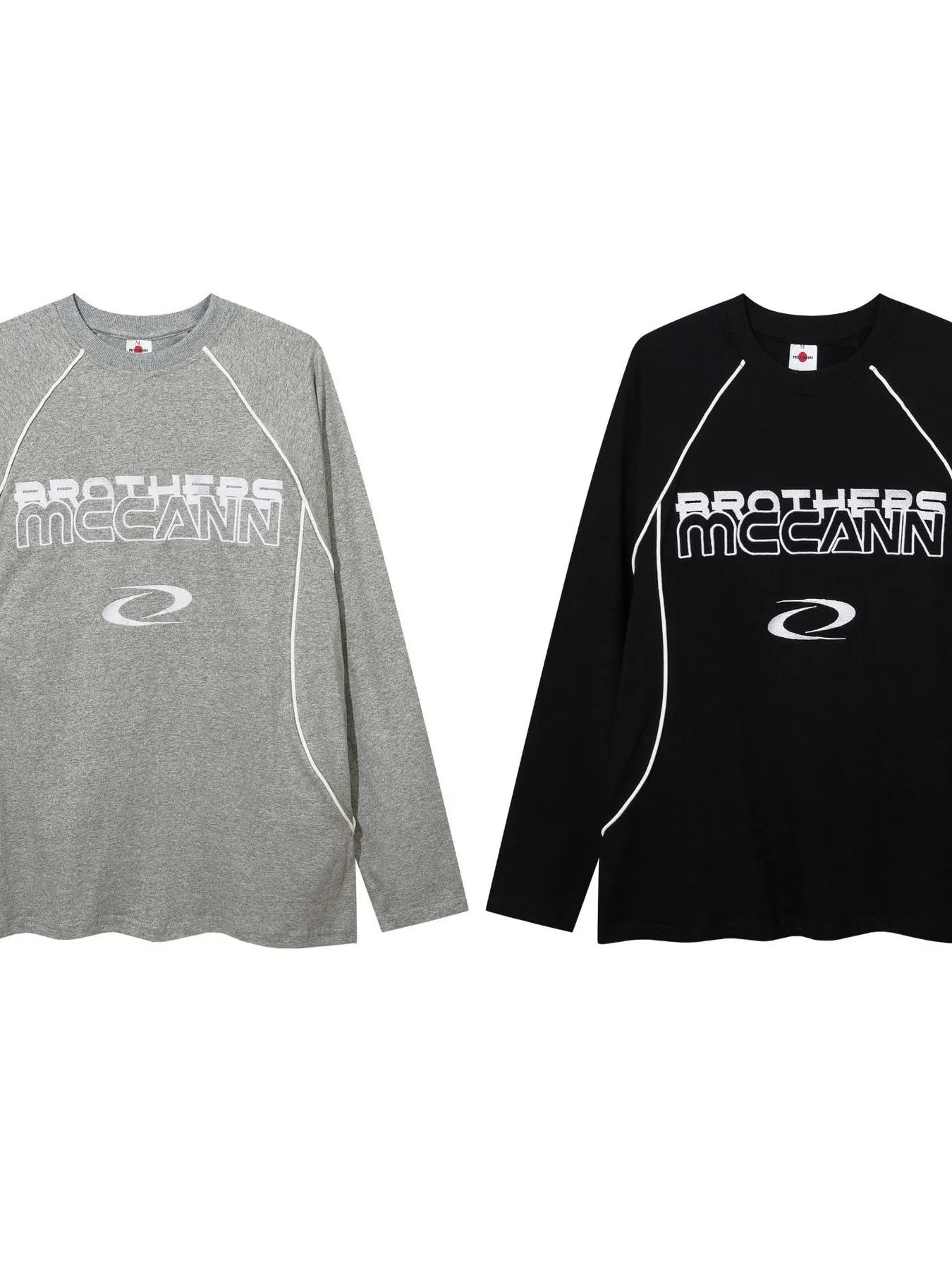 Men's Contrast Stitching Round Neck Letter Graphic T-Shirt