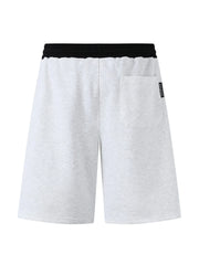 Men's Contrast Waistband Drawstring Shorts